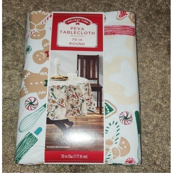 PEVA Baking Tablecloth 70in round - Picture 1 of 3